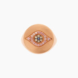 Ileana Makri 18k Rose Gold Satin Dawn Ring