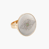 Ileana Makri 18K Rose Gold and Titanium Dawn Ring
