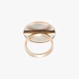 Ileana Makri 18K Rose Gold and Titanium Dawn Ring