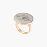 Ileana Makri 18K Rose Gold and Titanium Dawn Ring