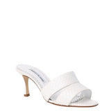 Manolo Blahnik Iacopo Open Toe Mule in White