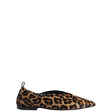 CO Calf Hair Pointed Elasticized Slipper