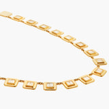 Ileana-Makri-18K-Yellow-Gold-and-Diamond-Tile-Necklace-Amarees