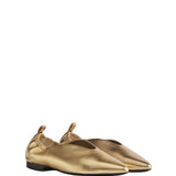 CO Leather Pointed Elasticized Slipper