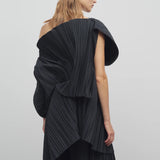 The Row Akiko Top in Polyester and Wool