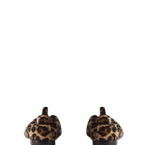 CO Calf Hair Pointed Elasticized Slipper