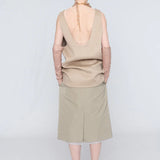 Pull-On Skirt in Duchesse