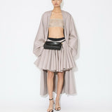 Alaia Beige Cashmere Long Coat