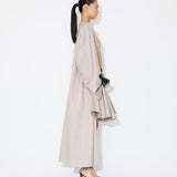 Alaia Beige Cashmere Long Coat