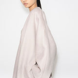 Alaia Beige Cashmere Long Coat