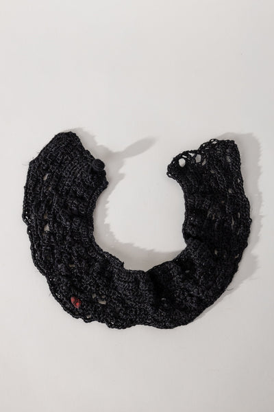 Crochet Collar in Licorice