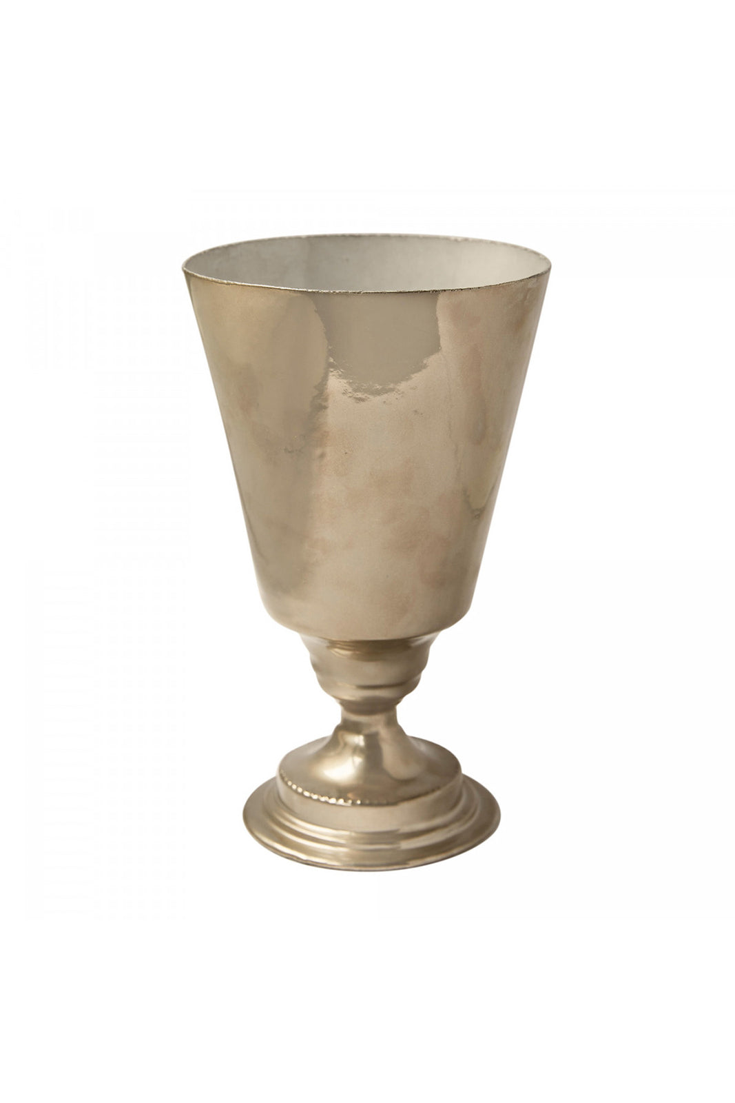 Small Simple Vase with Platinum Exterior