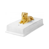 Astier de Villatte Gold Lion Incense Box