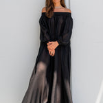 Alaia-Vichy-Blouse-Dress-Black-Amarees