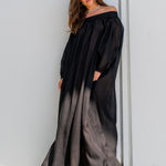 Alaia-Vichy-Blouse-Dress-Black-Amarees