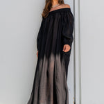 Alaia-Vichy-Blouse-Dress-Black-Amarees