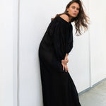 Alaia-Vichy-Blouse-Dress-Black-Amarees