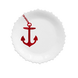 Astier de Villatte Anchor Large Dinner Plate
