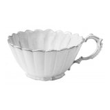 Front view of marguerite tea cup on white background, with no model shown.
