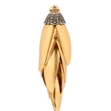 18K Yellow Gold Scarab Bunch Single Earring