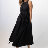 Alaia Noir Halter Dress