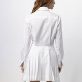 Alaia Blanc Shirt Dress
