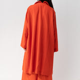 Mid Length Linen Coat
