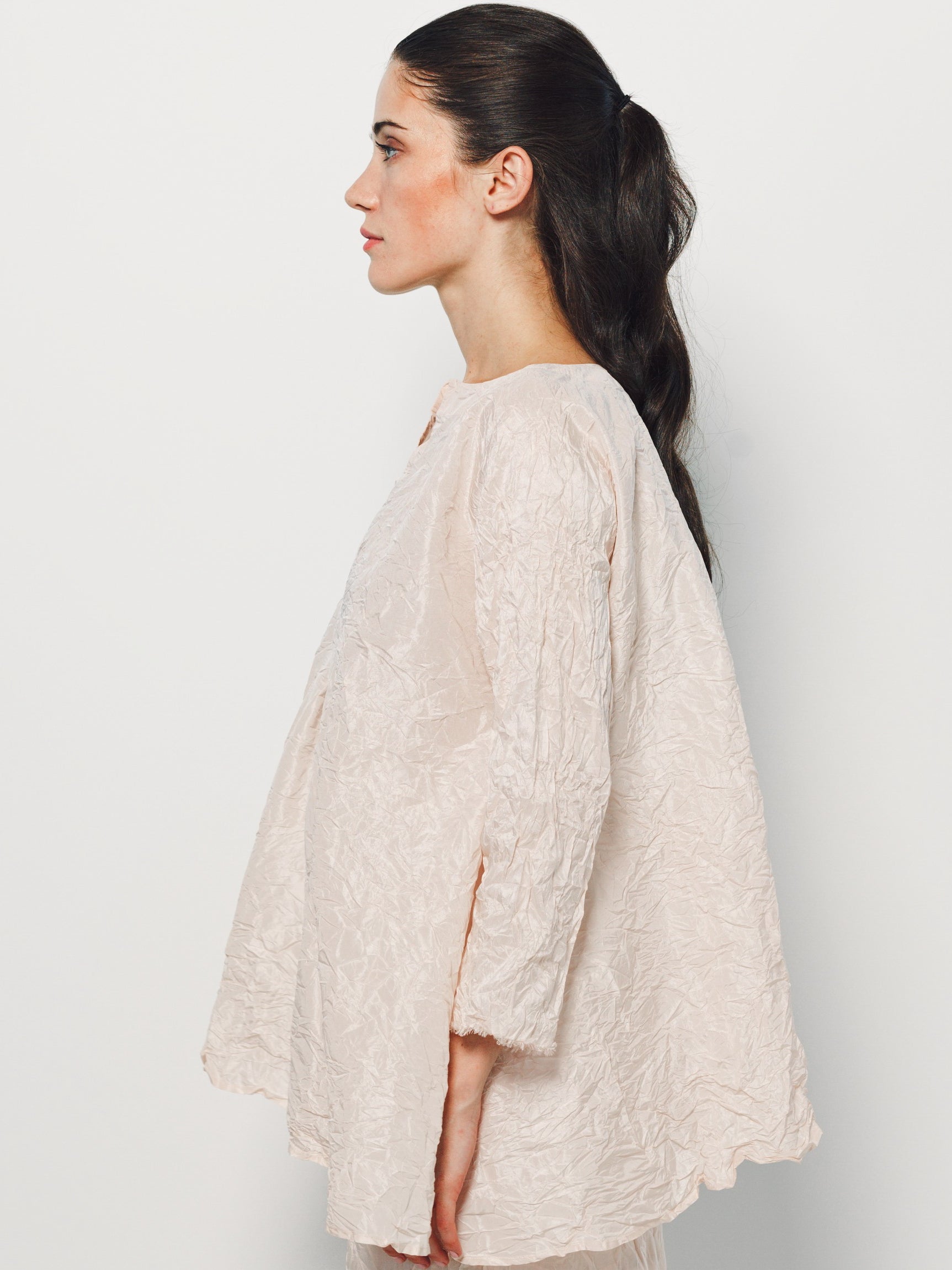 Spicchi Sn Collo Lavata Shirt - Rosa Pale Unique / Rosa Pale