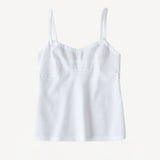 Front view of rice kymber camisole on white background, with no model shown.