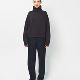 Extreme Cashmere No 434 Crop Xtra Sweater Dark Brown / One size