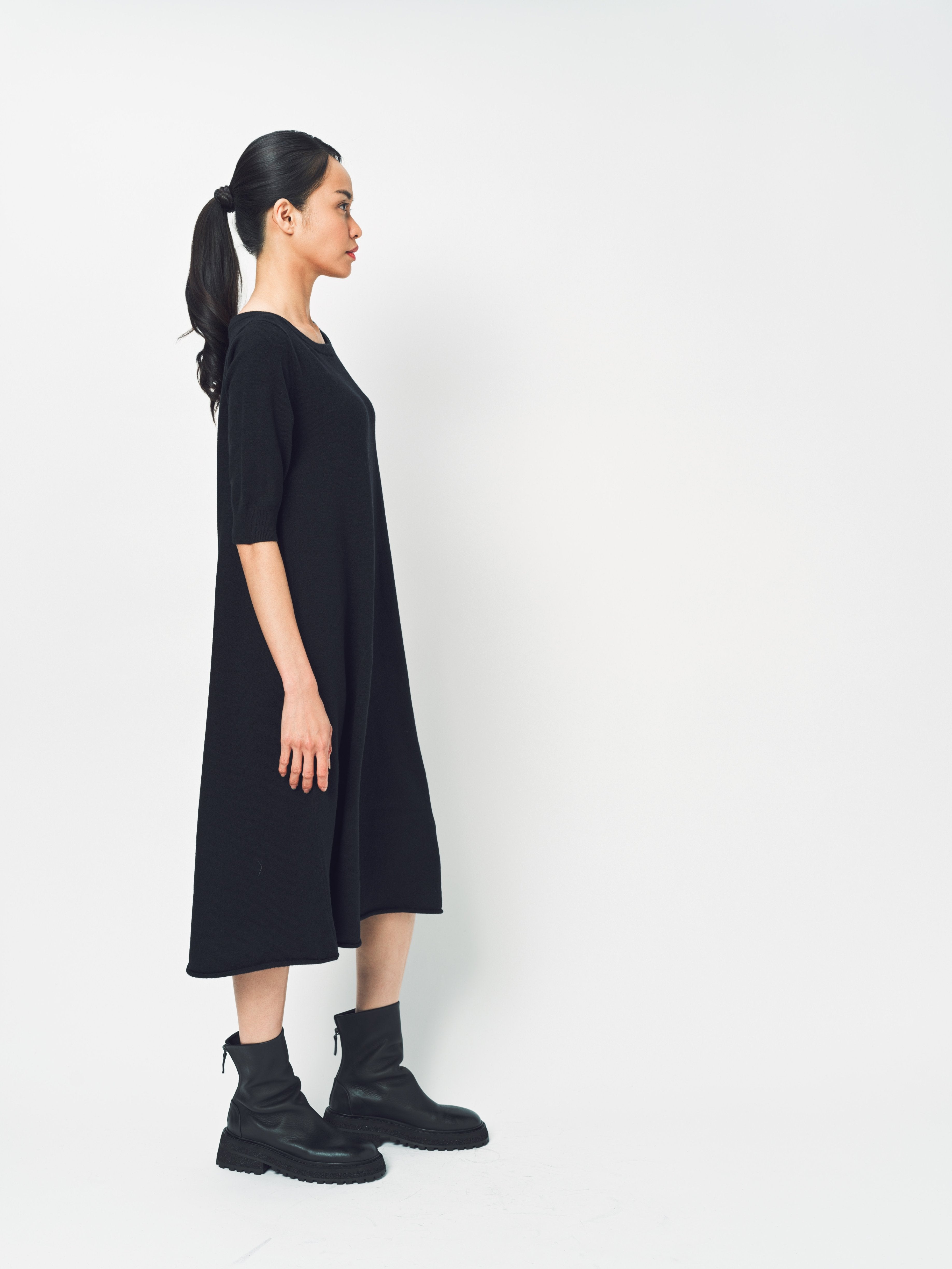 Extreme Cashmere No 439 Gina Dress Raven / One size