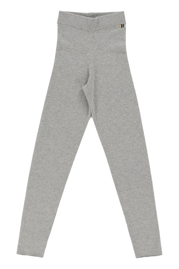 Front view of grey beat trousers on white background, with no model shown.