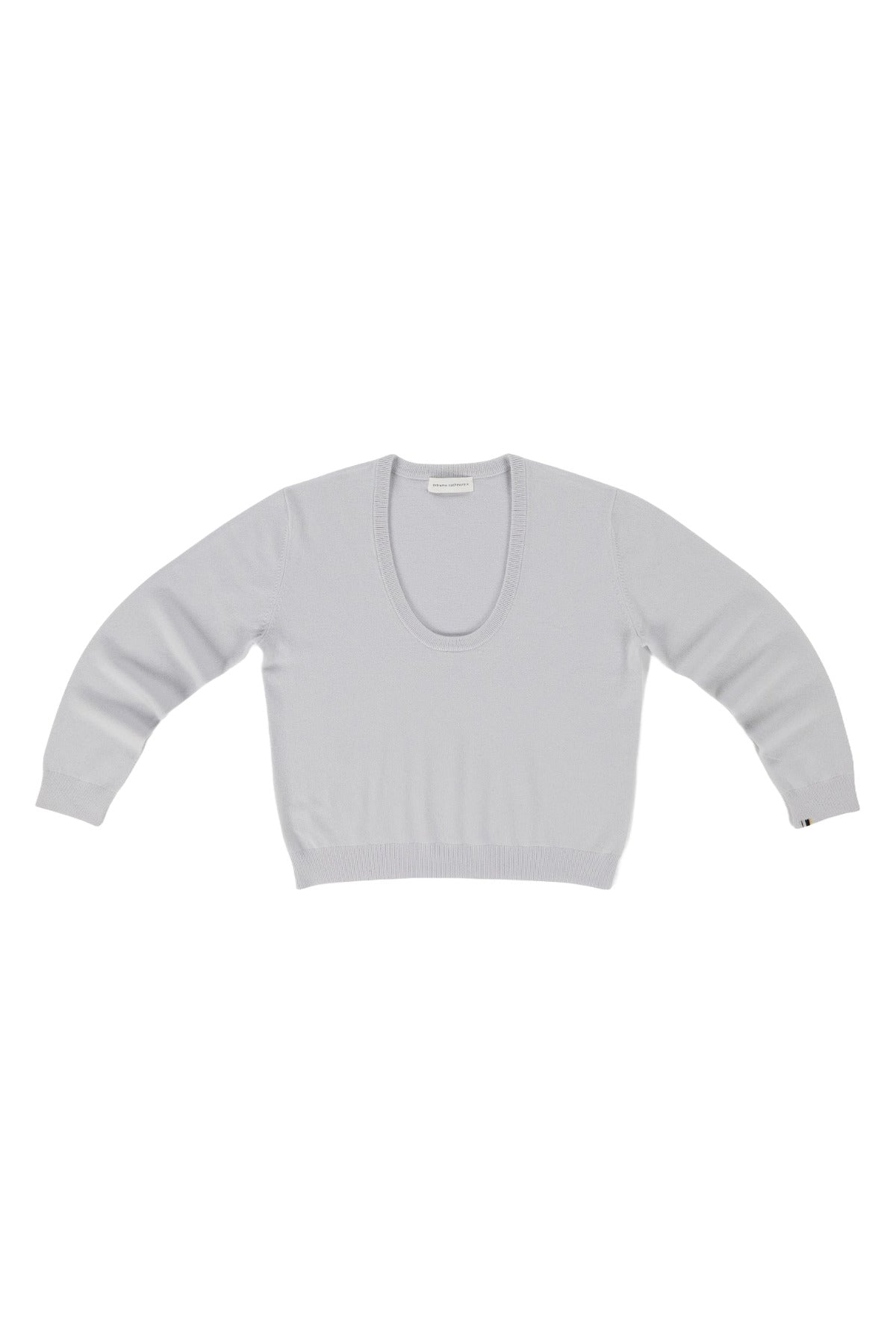 Front view of heaven jacob sweater on white background, with no model shown.