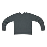 Front view of lake you sweater on white background, with no model shown.