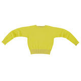 Front view of sunny belle sweater on white background, with no model shown.