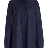 Gabriela Hearst Cruz Shirt in Dark Navy