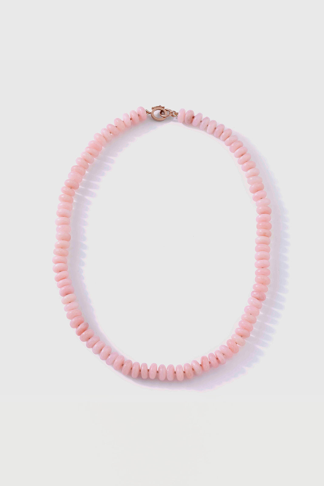 18K Rose Gold and Pink Opal Necklace
