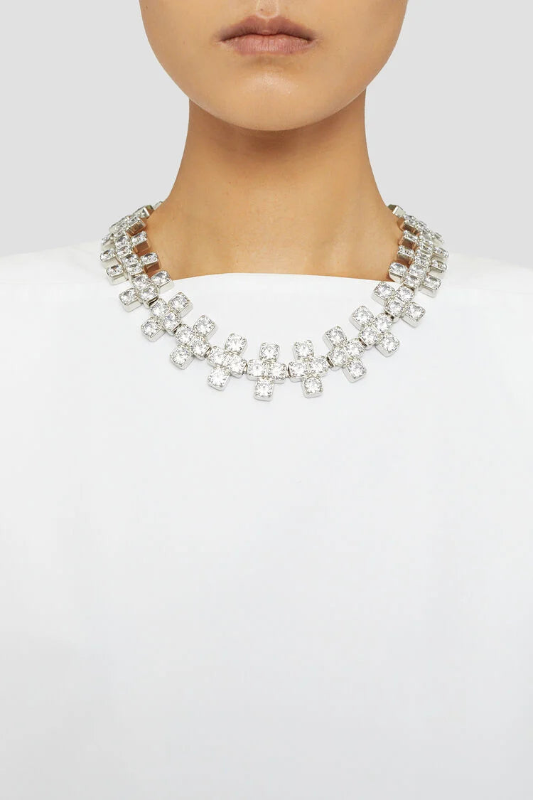 Crystal Embellished Necklace