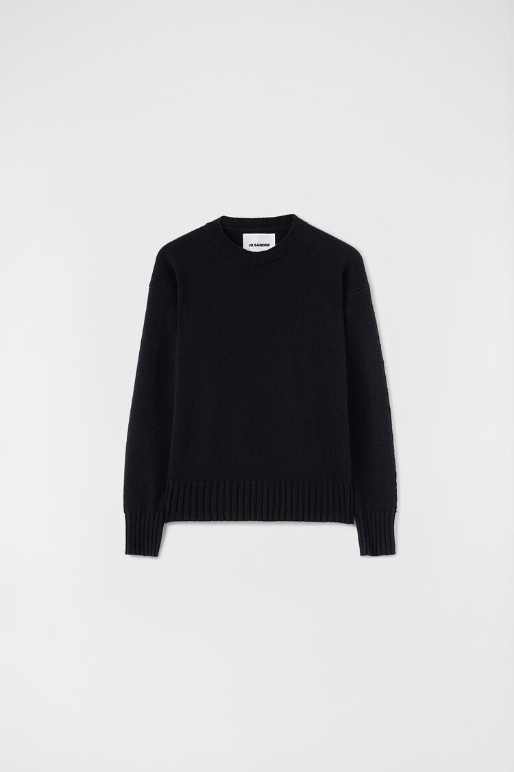 Crew-Neck Sweater in Black