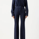 Gabriela Hearst Cruz Shirt in Dark Navy