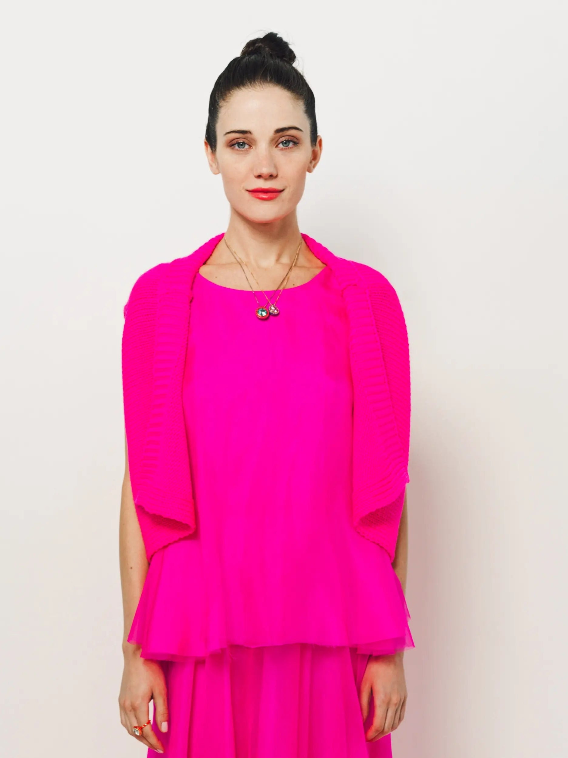Louiza Babouryan Merino Cover Up XS / Pink