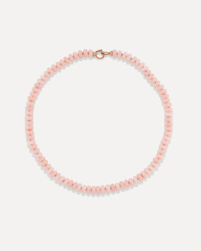 Pink Opal Beaded Candy Necklace