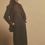Giuliva Alba Shirt in Wool Pinstripe