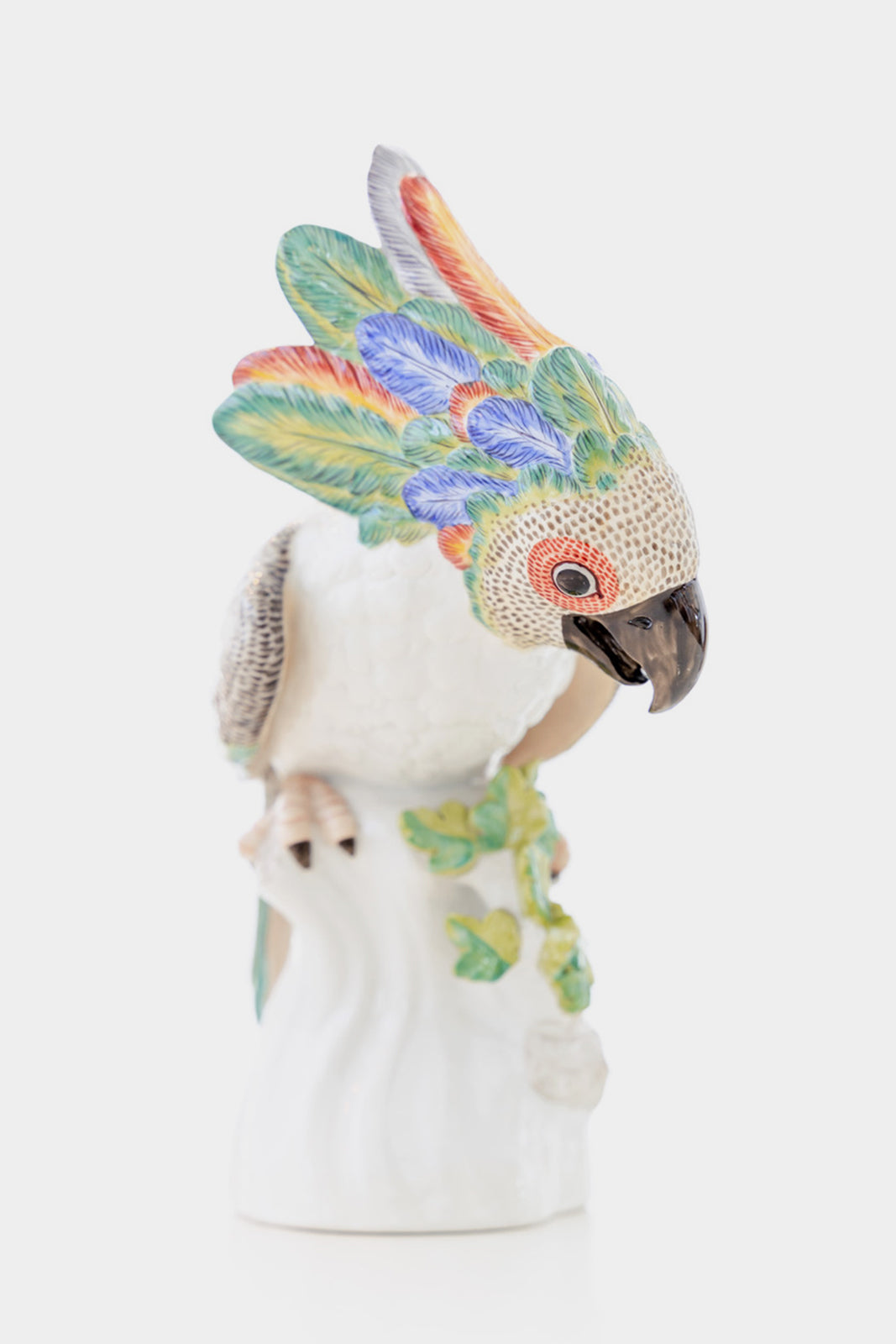 Colorful Nymphenburg Porcelain Cockatoo