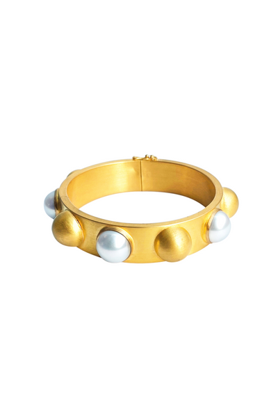 20K YG South Sea Incandescent Pearl Bracelet