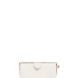 Gabriela Hearst Carrington Clutch in Ivory Textured Leather