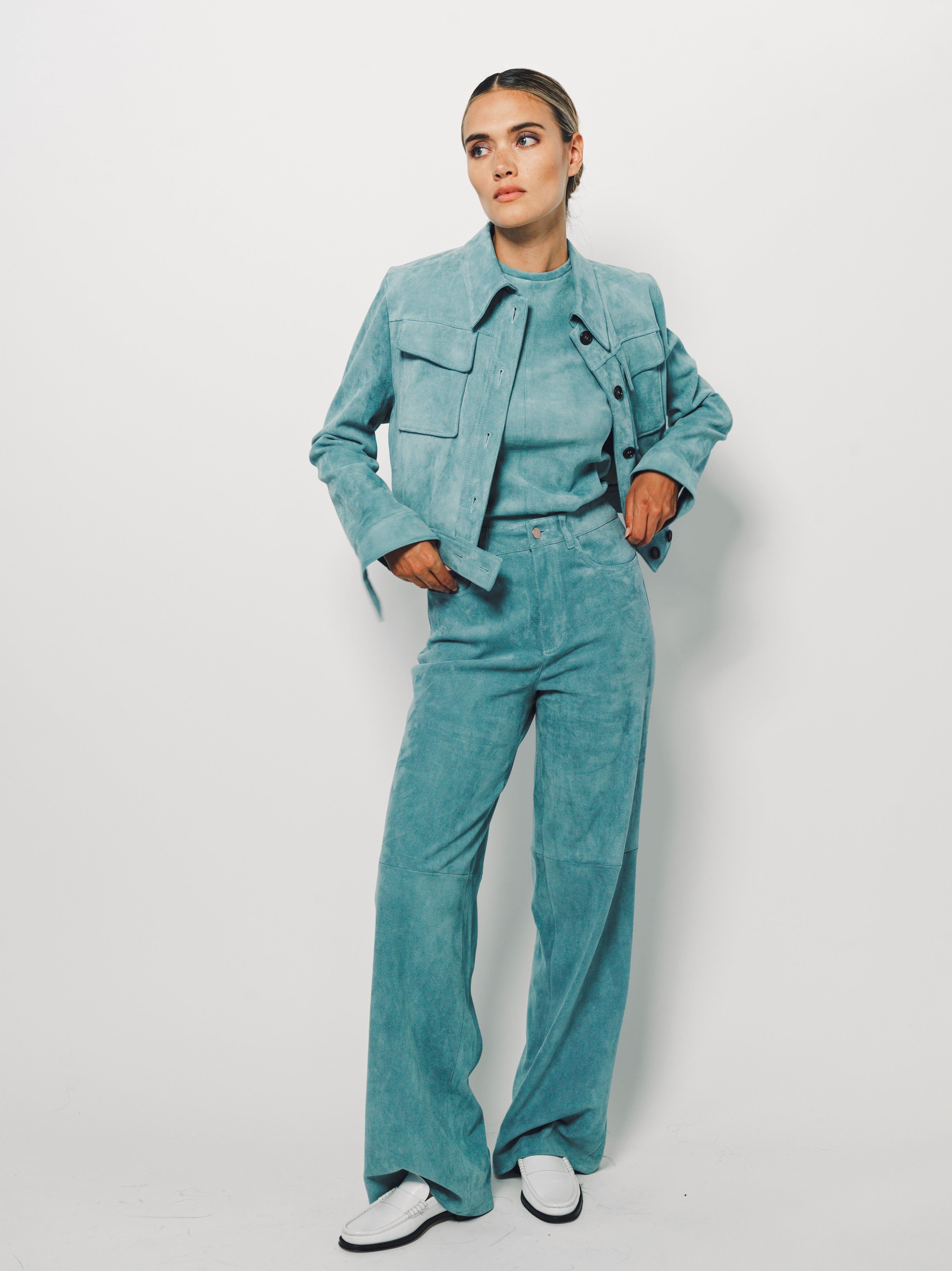 Leoncino Jacket S / Aquamarine