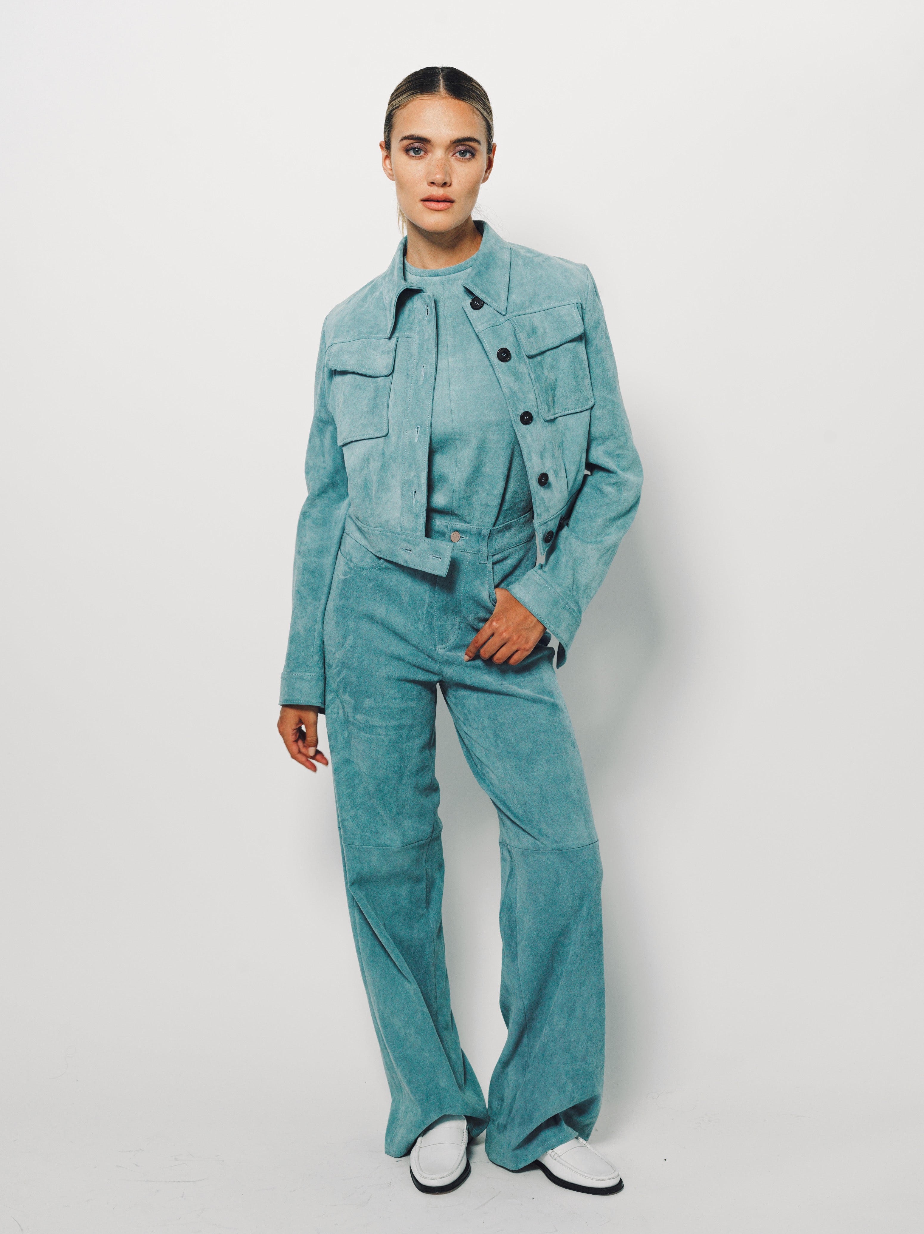 Leoncino Jacket S / Aquamarine