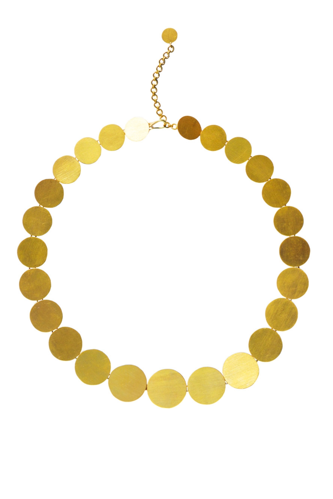 22K Yellow Gold Dot Necklace
