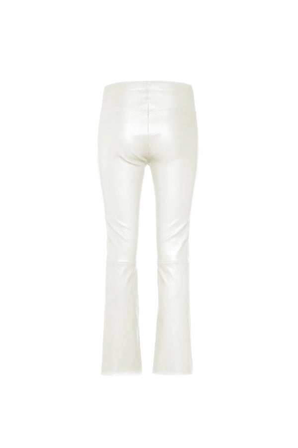 Back view of white JP Twenty pants on white background with no model shown.